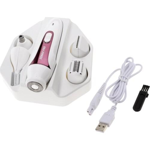 Electric Women Shaver 5 In 1 Bikini Groomer Nose Hair Trimmer Epilator