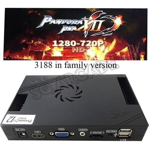 Pandora XII box 3188 board 12 arcade-version Jamma Board for Arcade Cabinet Machine Coin-operated HD video games HDMI VGA