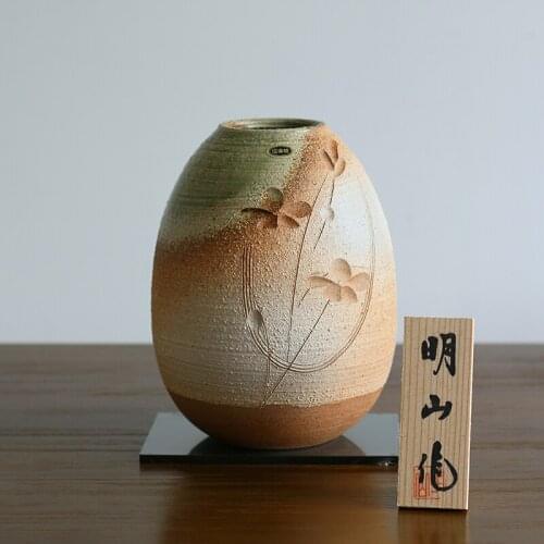 From Japan for coarse pottery carve patterns or designs on woodwork machine letter yue kiln crispy noodles become vase