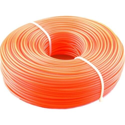 New 4.0mm Grass Trimmer Line Strimmer Brushcutter Nylon Rope Cord Long Round/Square Roll Replacement
