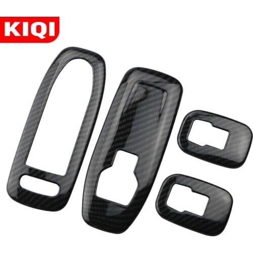 Car Door Window Armrest Cover Switch Button Panel Trim Frame for Peugeot 2008 2014 2015 2016 2017 2018 2019 Accessories
