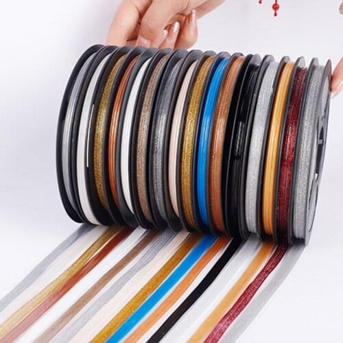 6M Self Adhesive Kitchen Ceramic Sticker Waterproof Anti-moisture Sticker Ceramic Tile Mildewproof Gap Tape Bathroom Wall Decor