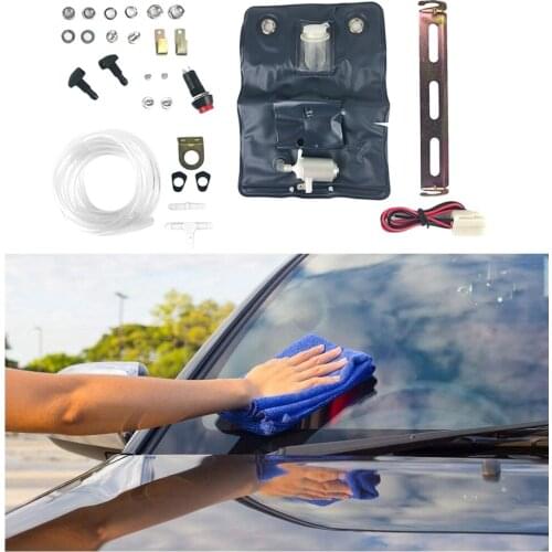 Universal Windshield Wiper Systems Plastic Factory Finish With washer pump for Car Van Bus Truck