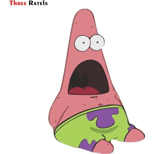 Three Ratels FC434 Surprised cartoon 3D Stickers for car anime on car vinyl decal