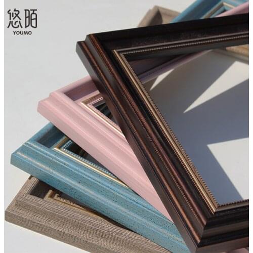 Resin Vintage Painting Frame Gallery Display Luxury Design Painting Frame Nordic Antique Quadros Decorativos Home Decor DE50HK