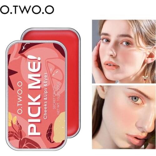1PC Lipstick Eyeshadow Blush Contouring Palette Monochrome Rouge Blusher Cream Korean Makeup Face Cosmetics Maquiagem TSLM1