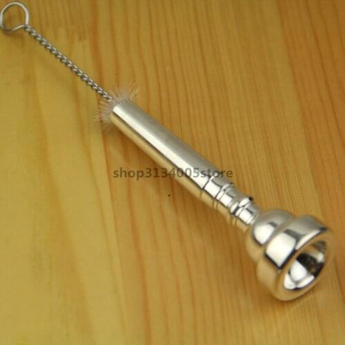 1PCS Trumpet Mouthpiece Trumpet mouth+Cleaning Brush
