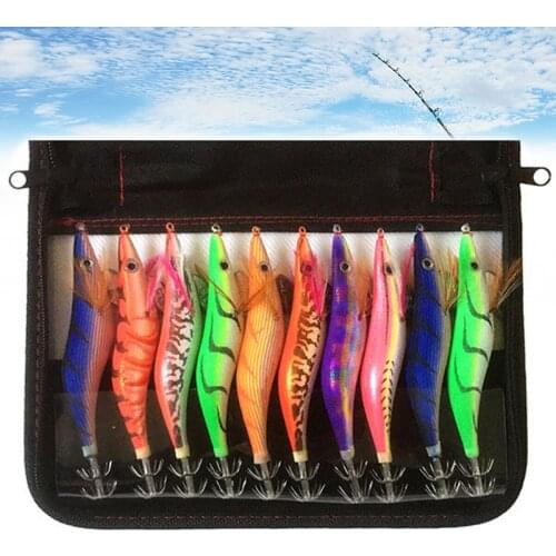 10Pcs Shrimp Fishing Lures Glow In Dark Luminous Shrimp Fishing Lures Squid Jigs Baits Fishing Tackle Accessories Random Color