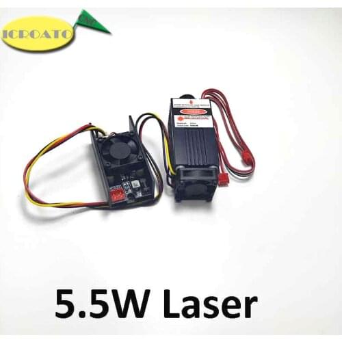 1000mw/2500mw/5500mw/7000mw/15000mw laser module blue purple laser engraving,with TTL PWM control focusing tube diode+ goggles