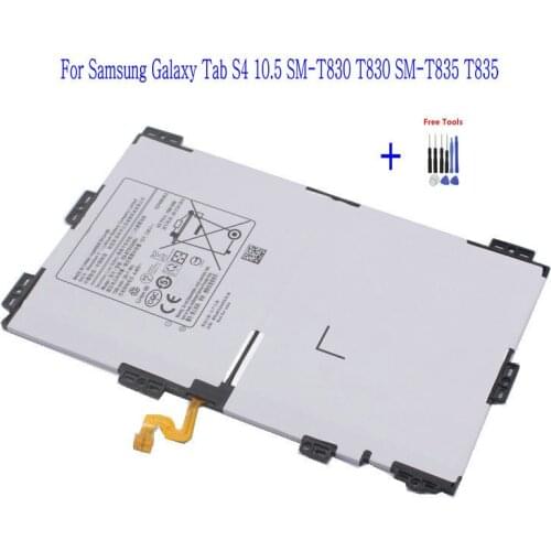 1x 7300mAh EB-BT835ABU Replacement Tablet Battery For Samsung Galaxy Tab S4 10.5 SM-T830 T830 SM-T835 T835 + Repair Tools kit