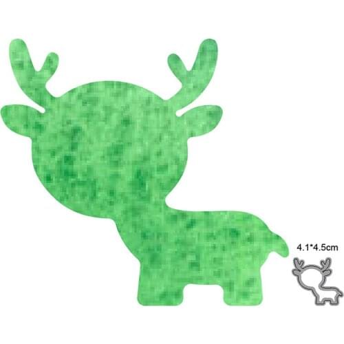 2021 New Cutting dies Christmas Deer metal cutting dies cut die mold Scrapbook paper craft knife mould blade punch stencils dies