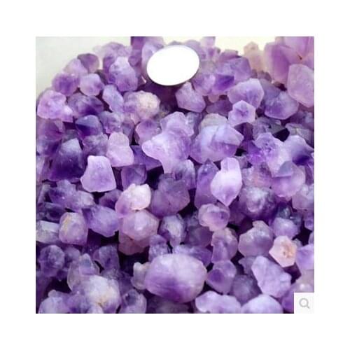 44 -60pcs/ 659g NATURAL Tibetan Skeletal AMETHYST QUARTZ Crystal Cluster Specimen