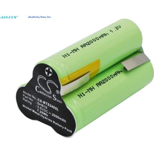 Cameron Sino 2000mAh Battery for Babyliss T24B, T24C, T24D, For REMINGTON HC-352, For SCHERNA T44