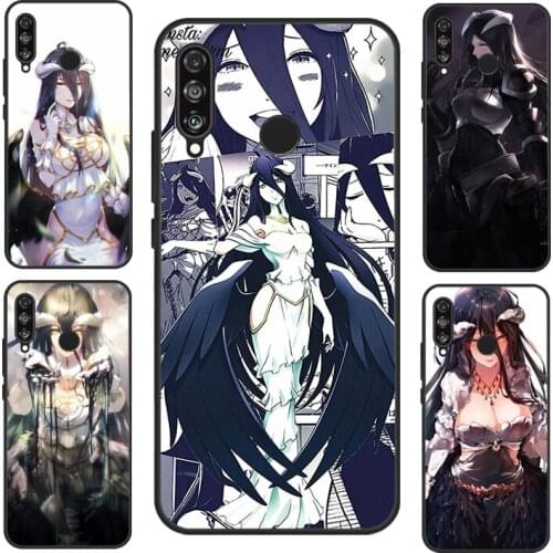 Albedo Overlord anime For Huawei P40 Lite P20 P30 Pro Mate 20 Lite Nova 5T P Smart 2019 Case For Honor 8X 9X 10i