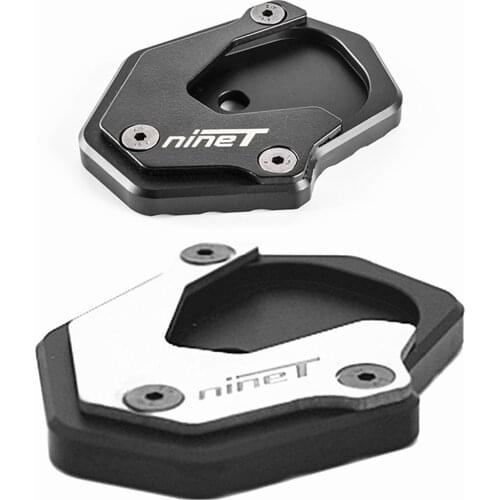 CNC Aluminum Side Kickstand Stand Extension Plate For BMW R Nine T r9t 2014 2015 2016