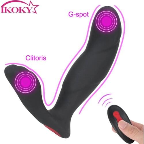 Anal Vibrator G-Spot Clitoris Stimulation Sex Toy For Men Woman Anus Vibrating Male Butt Plug 9 Modes Prostate Massager