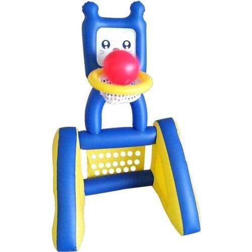 Childrens inflatable basketball hoop set toy, PVC blowing parent-child interactive childrens toy