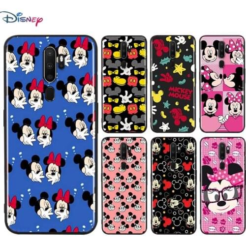 Disney Mickey Mouse Art For OPPO A11 X A9 A12 E A93 A92 A73 A72 A53 S A52 A32 A31 AX7 A7 A5 Pro 2020 Black Phone Case