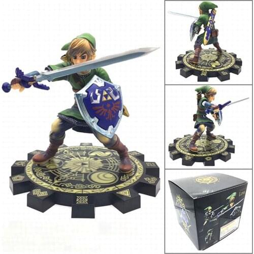 Action Zelda Figure Link Sword Anime Toys Model Doll Zelda Sword Figurine Collectible Juguetes PVC Collector Figma