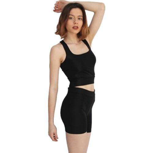 Brosse RB7300TY High Waist Women Shorts Disco Tights Summer Dress Sport Wears