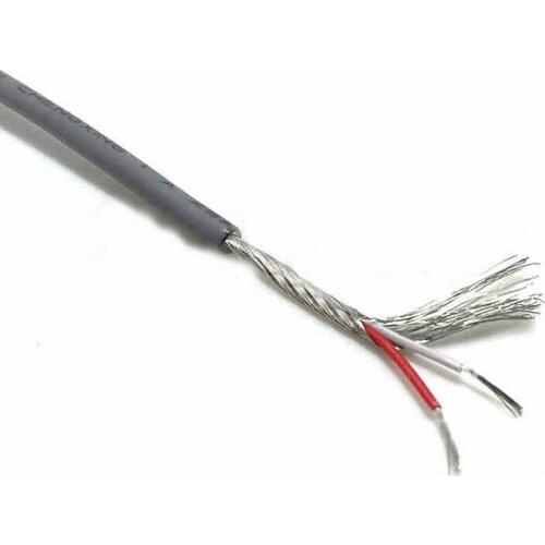 Gray UL2547 Multi-Core Shielded Wire 2/3/4/5Cores 22 24 26 28AWG PVC Signal Wire Tinned Copper Audio Cable 300V