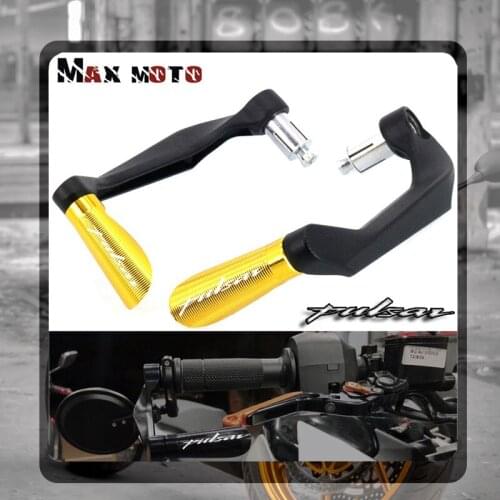 Motorcycle Accessories CNC Handlebar Grips Guard Brake Clutch Levers Guard Protector For Bajaj Pulsar 200 NS/200 RS/200 AS