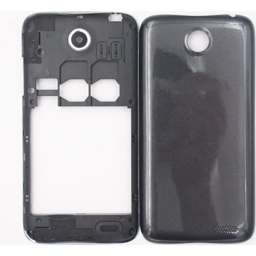 BaanSam New Middle Frame Battery Door Back Cover Housing Case For Lenovo A516 With Antenna+Camera Lens