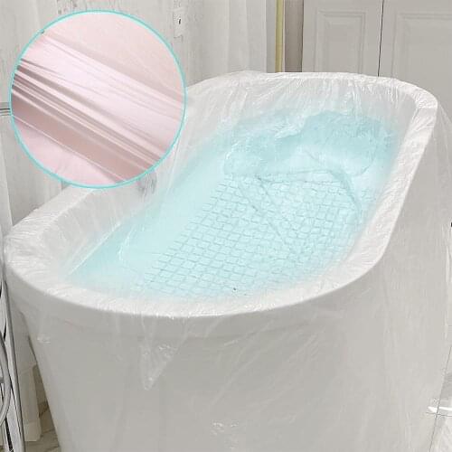 Disposable Bathtub Cover Bag Tub Film Family Hotel Safe Health Clean Bath Home Household Universal Individually Packaged