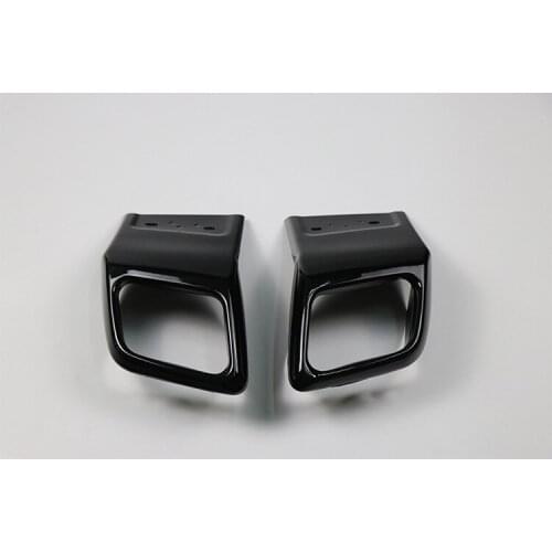 Suitable for Range 2012-2018 Rover Aurora Bright Black Square Tail Throat