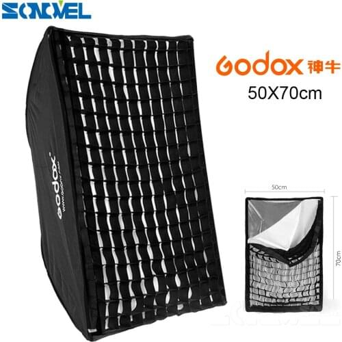 GODOX 50x70cm / 50*70cm / 20" * 27" Portable Square Umbrella Photo Softbox Reflector For Flash Speedlite