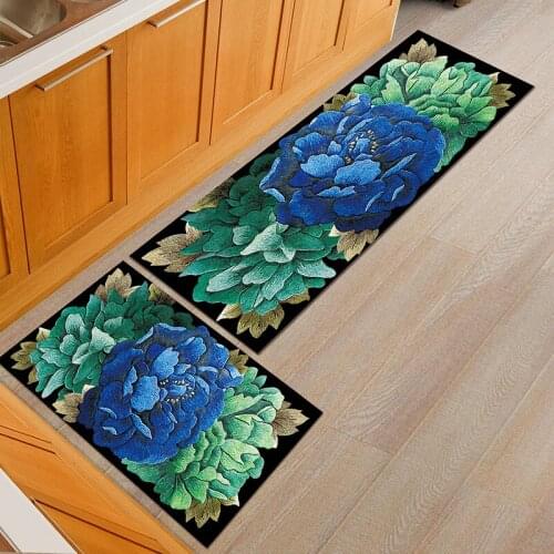 Drop shipping Anti-slip Home Kitchen Mat Bathroom Carpet Entrance Balcony Garden Hotel Doormat Tapete Bedroom Area Rugs