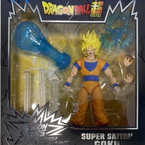 "Spot" Anime Bandai US Version of Dragon Ball Dragon Star Super Race Wukong 6-inch Movable Doll Model Hand-made Gift
