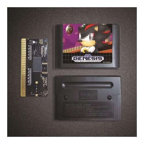 Shadow In Soniced Game the Hedgehog - 16 Bit MD Game Card for Sega Megadrive Genesis Video Game Console Cartridge