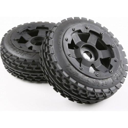 1/5 scale rc baja Spare parts Rovan parts 5B front off-road tyres set with new hub 85022