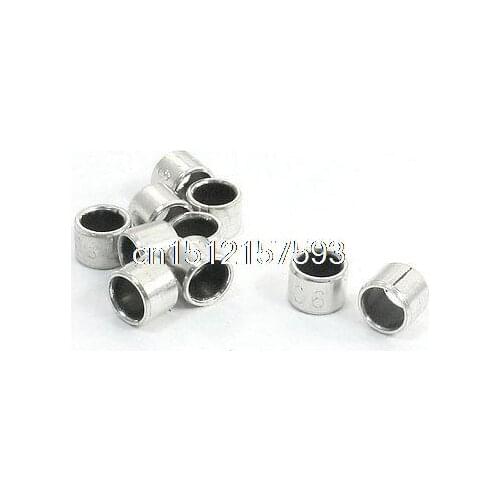 10Pcs Self-lubricating Composite Bearing Bushing Sleeve 6mm x 8mm x 6mm