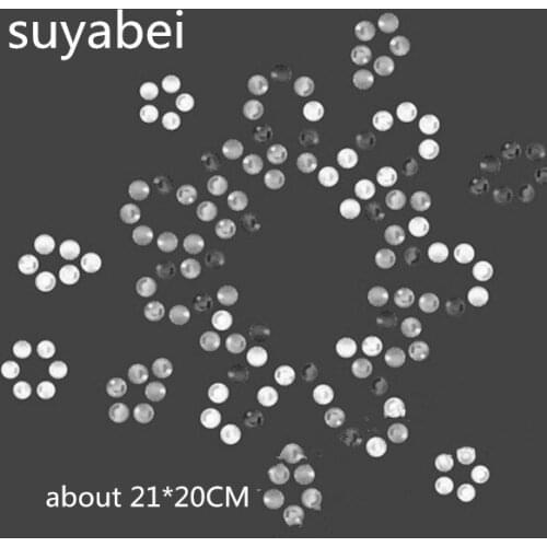 2pc/lot Big stone strass iron on appliques design stone hot fix rhinestone motif iron on crystal transfer patches for shirt