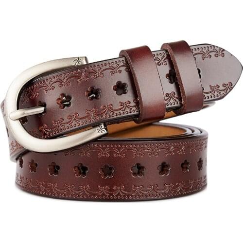 2019 women belts genuine leather belts for women luxury designer brand leather female belt vintage belt woman black luxury L212