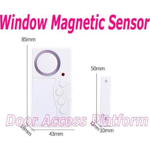 4 Function Keys Office/Home Security Door Window Magnetic Sensor, 105dB vioice alarm siren access controller system