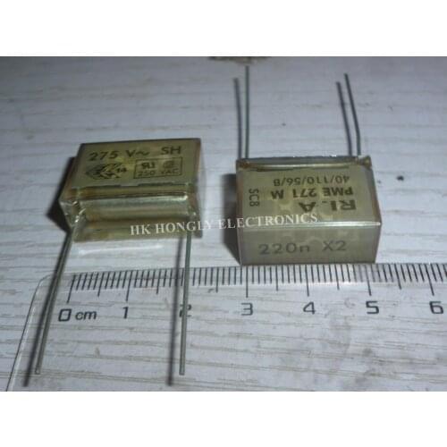 10PCS PME271M PME271 0.22UF 220N 275V X2 P=21mm Capacitor