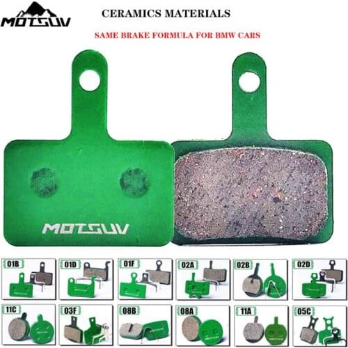 8 Pieces (4 Pair) Bicycle Ceramic Brake Pads for M355/ M446 /BB5 Mountain Bike MTB Friction Disc Brake Pad Spare parts for Bike