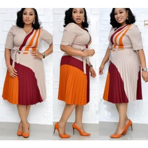 African Clothes Elegant Bodycon Dress Women Office Lady 2021 Printed Patchwork Half Sleeve High Waist Bandage Pencil Dres