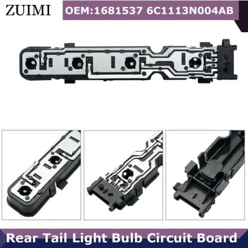 Car Tail Light Holder Stop Socket Rear Tail Light Bulb Circuit Board Replacement 1681537 6C1113N004AB For Ford Transit Mk7