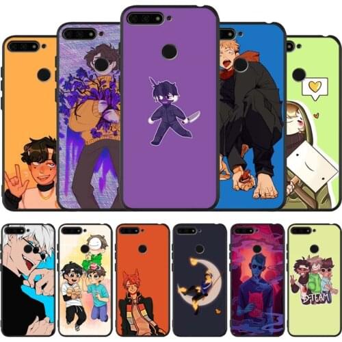 Dream Smp Black Silicone Phone Case For Honor 30 20 Pro 8X 9X X10 10 20 Lite 10i Nova 5T Y6 7 9 Prime 2019 TPU Cover