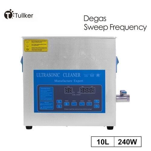 Digital Ultrasonic Cleaner Degas Sweep Frequency DPF PCB Motor Chains Auto Engine Lab Ultrasone Cleaning Bath Oil Rust Degreaser