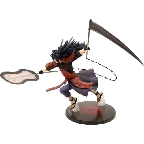 NARUTOS Shippuden Uchiha Madara Action Figure Anime Model 2nd Generation Statue Collectible Toy Figma Desktop Decoration