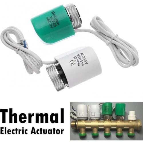 Electric Actuator Electrothermal Valve Manifold Open Close Floor Heating Parts