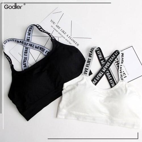 Godier Hot Sale Casual Backless Bra No Rims Women Underwear Front Quick Shockproof And Sweat Absorption With A Chest Pad Ec0026