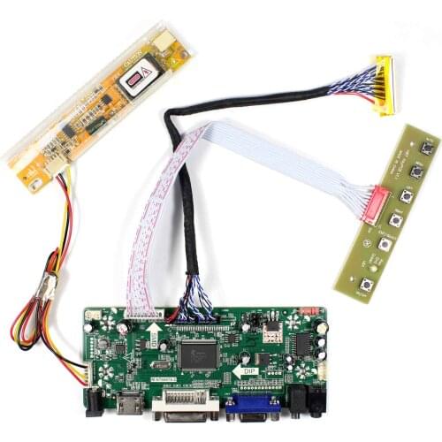 HD MI VGA DVI AUDIO LCD driver board for 17inch 17.1inch 1920x1200 LCD Panel
