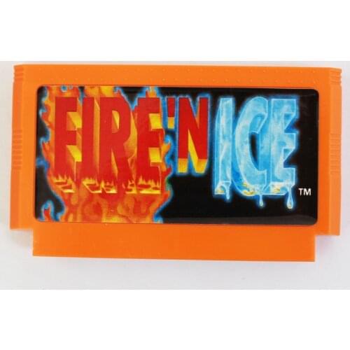 Fire'n ice 60 Pin Game Card For 8 Bit Subor Game Player