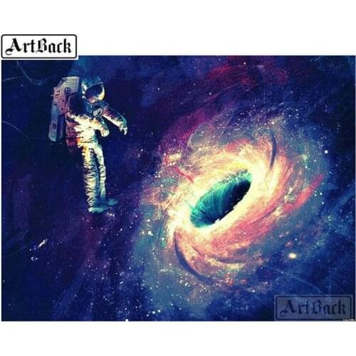 Full square drill 5d diy diamond painting space aerospace astronaut new arrival mosaic rhinestone 3d diamond embroidery gift